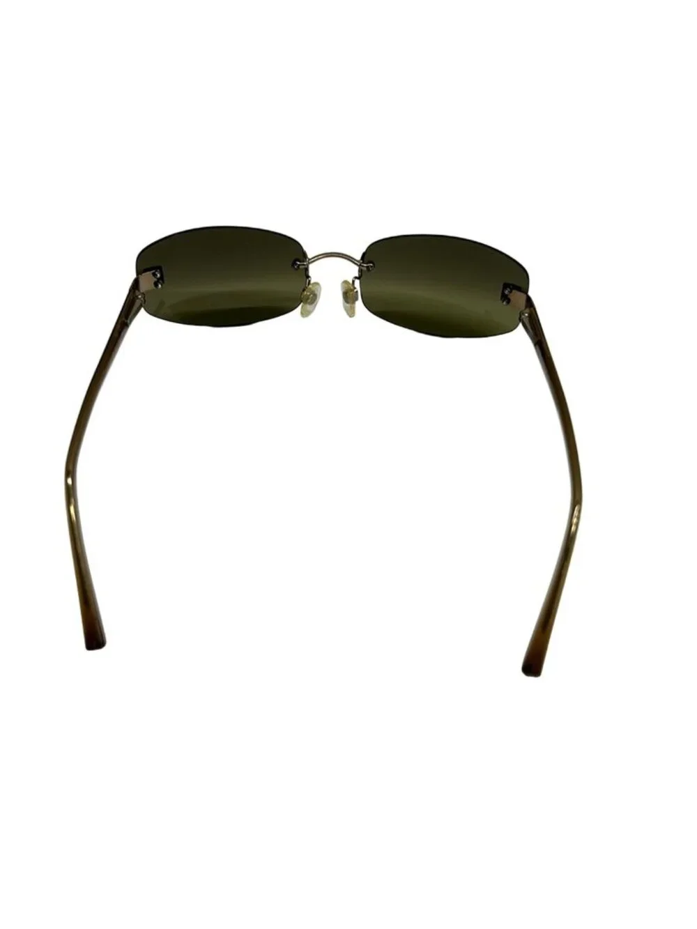 Chanel Sunglasses Dark Gray Gold CC Logo Eyewear